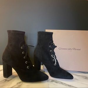 Gianvito Rossi Suede Ankle Boots